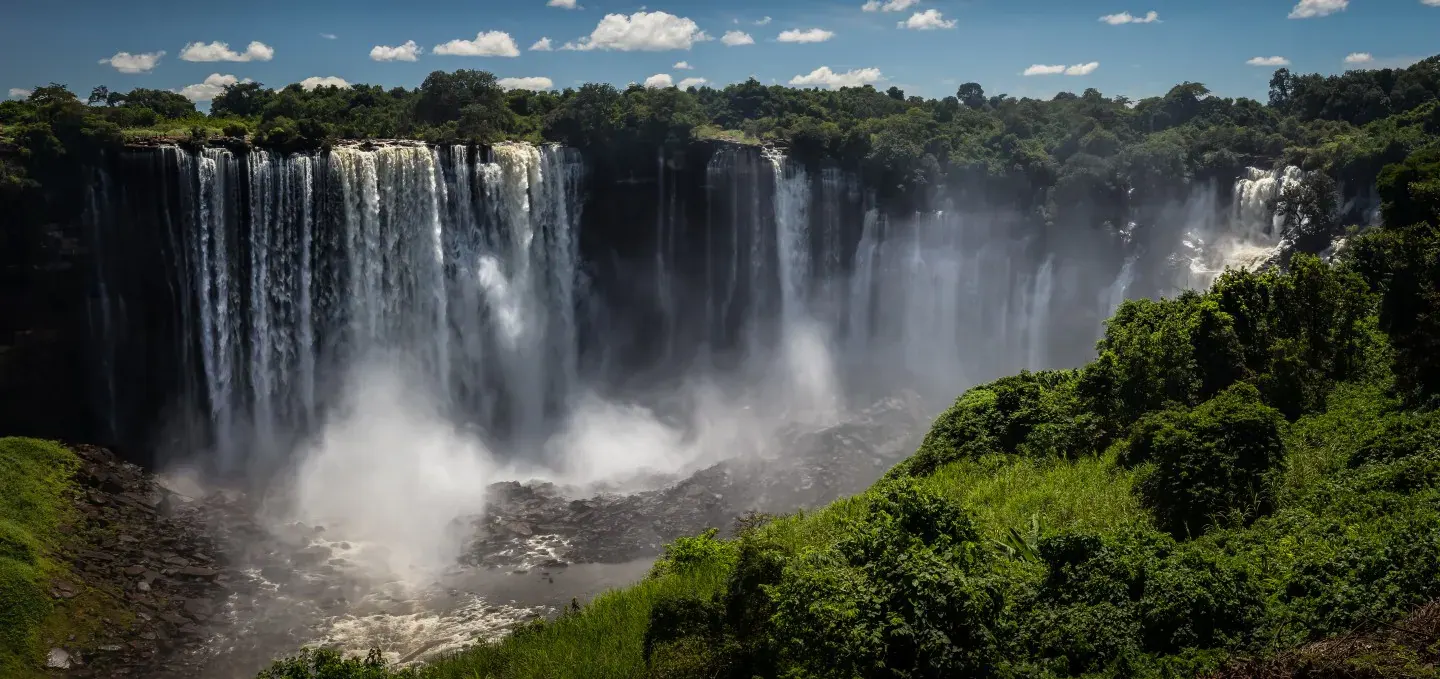 Kalandula Falls i Angola Kalandula Falls i Angola