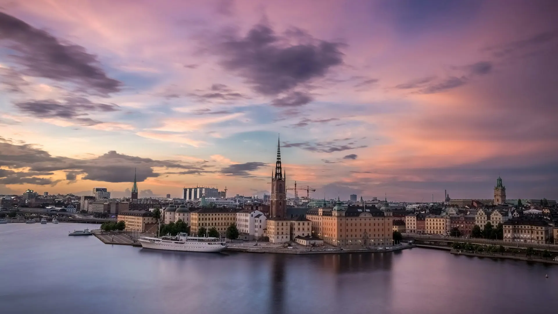 Stockholm med Gamla Stan och vattenvägar Stockholm med Gamla Stan och vattenvägar