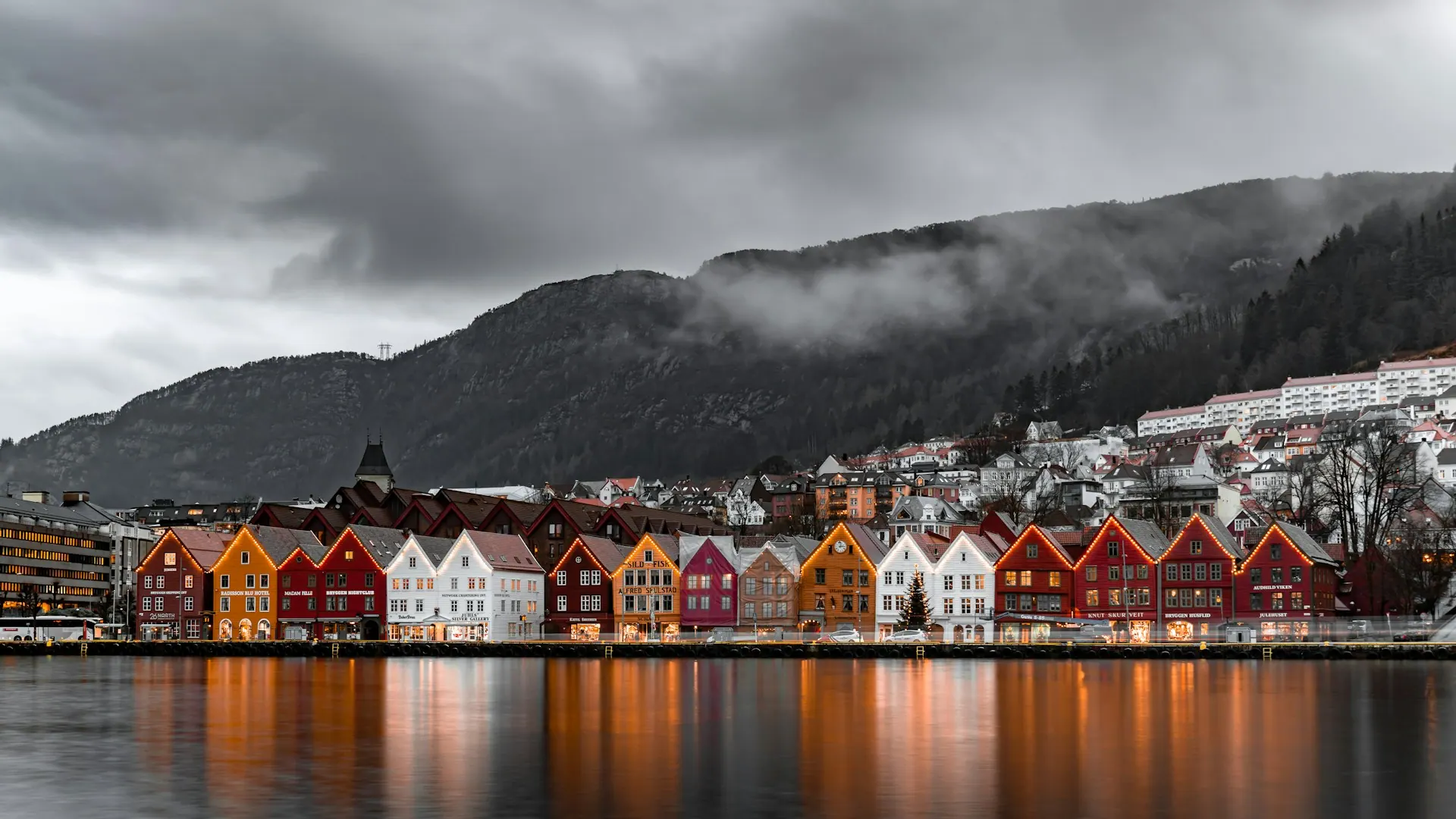 Bryggen i Bergen, Norge Bryggen i Bergen, Norge