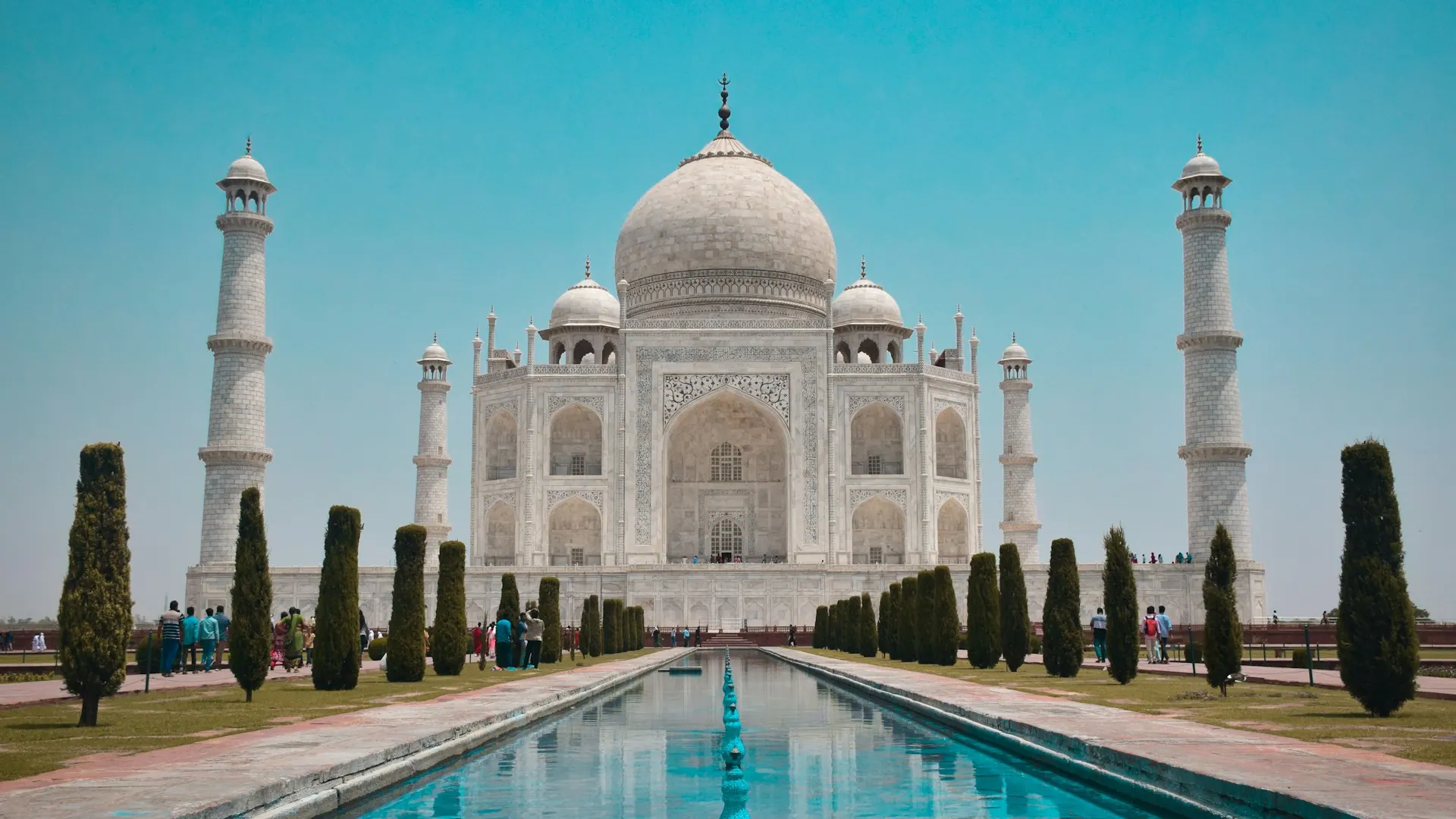 Taj Mahal i Agra, Indien Taj Mahal i Agra, Indien
