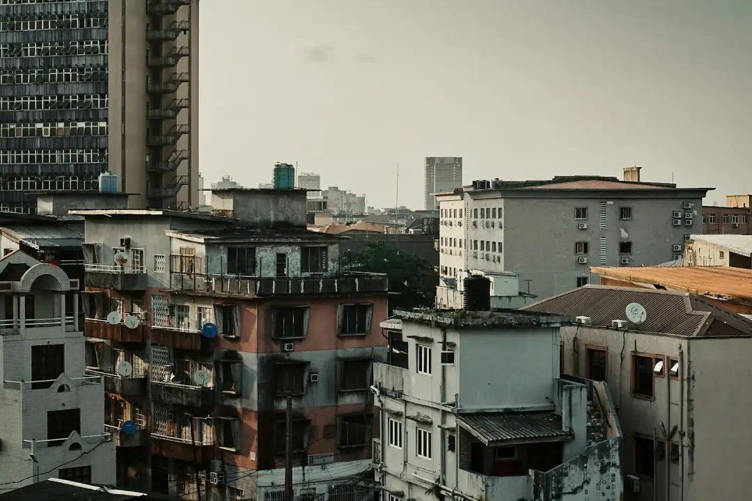 Lagos skyline i Nigeria