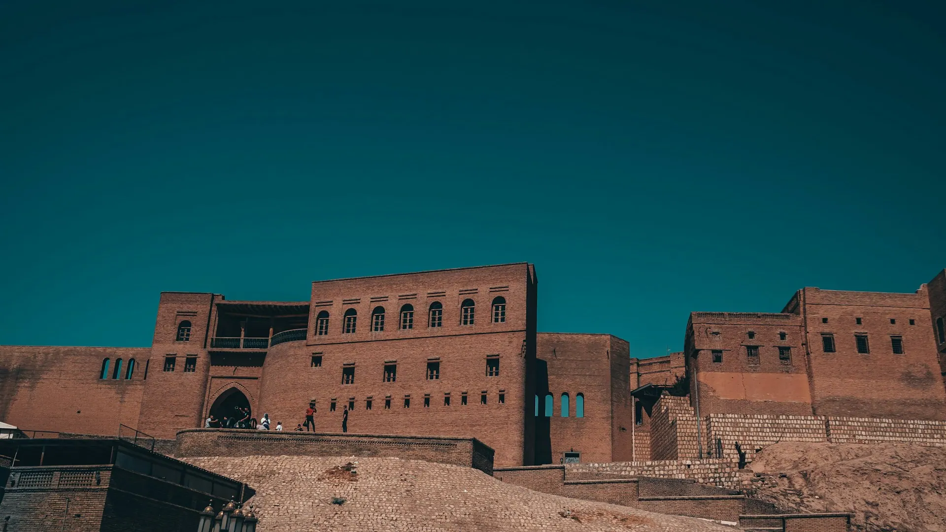 Erbil-citadellet i Kurdistan, Irak Erbil-citadellet i Kurdistan, Irak