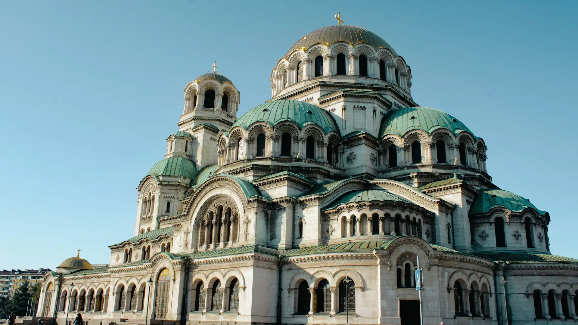 Alexander Nevsky-katedralen i Sofia, Bulgarien Alexander Nevsky-katedralen i Sofia, Bulgarien