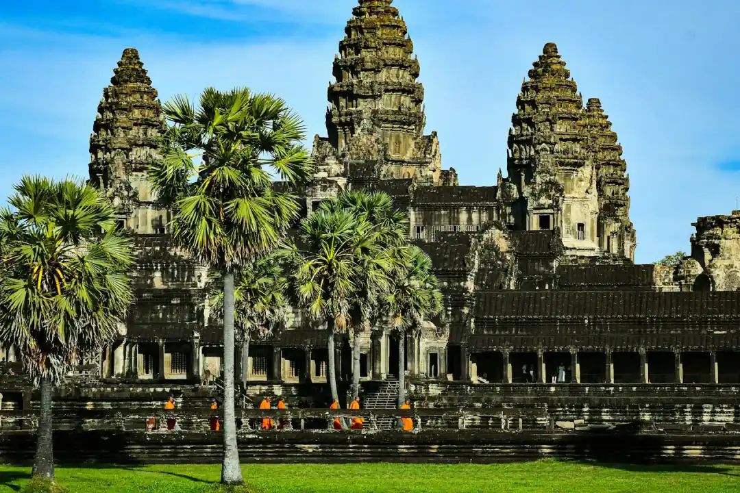 Angkor Wat tempelkomplex i Kambodja