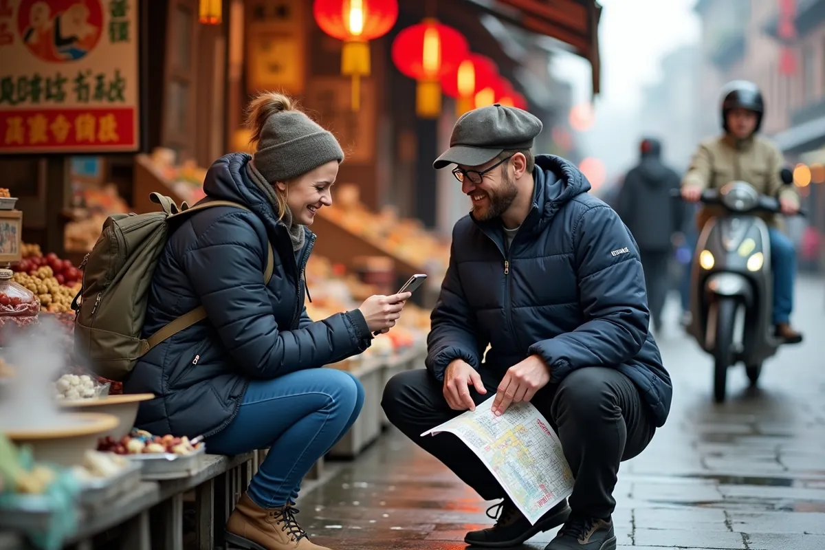 Packing list for China with pharmacy items, adapter, VPN, and maps - VIZA.se