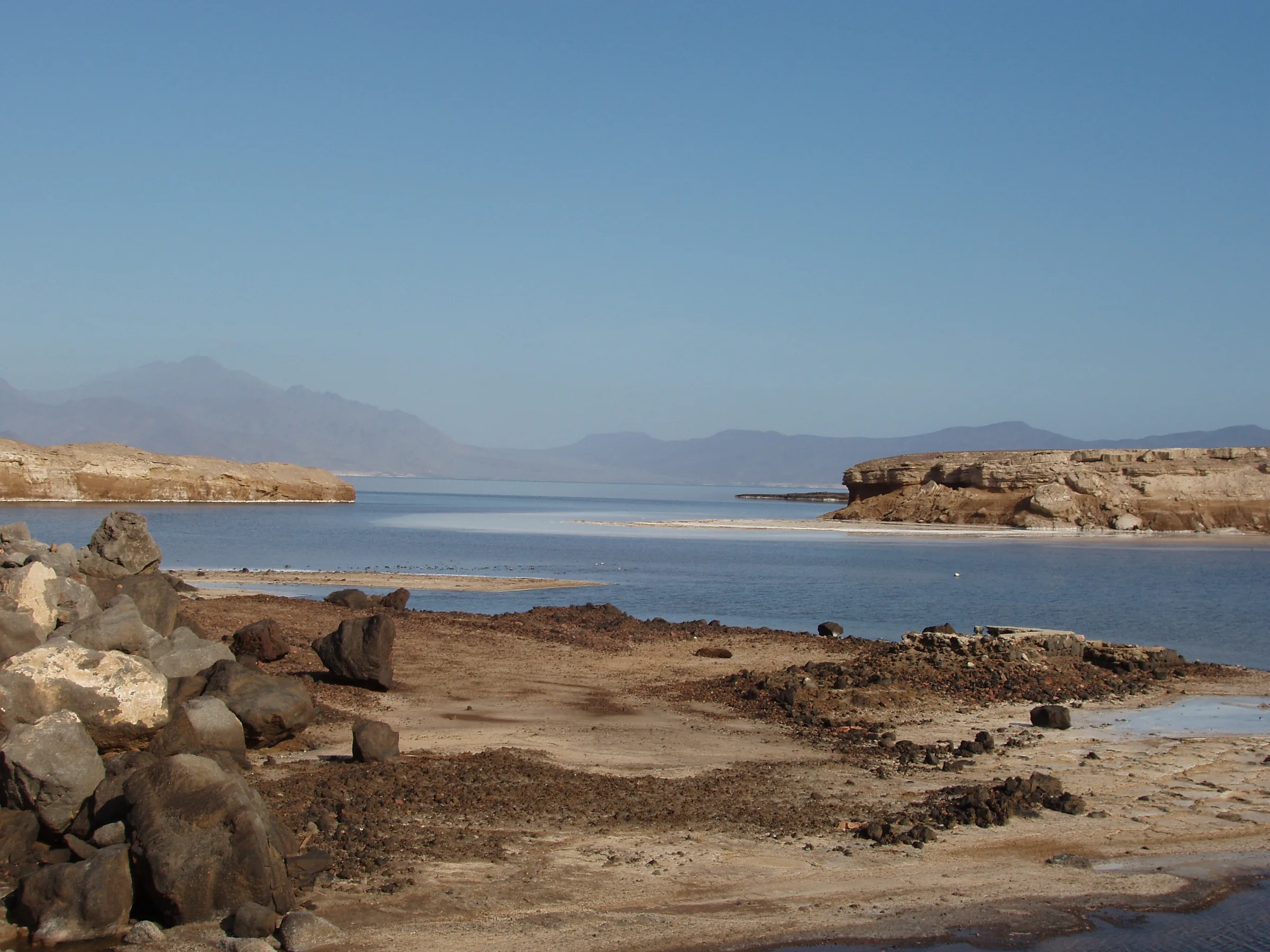 Lake Assal i Djibouti